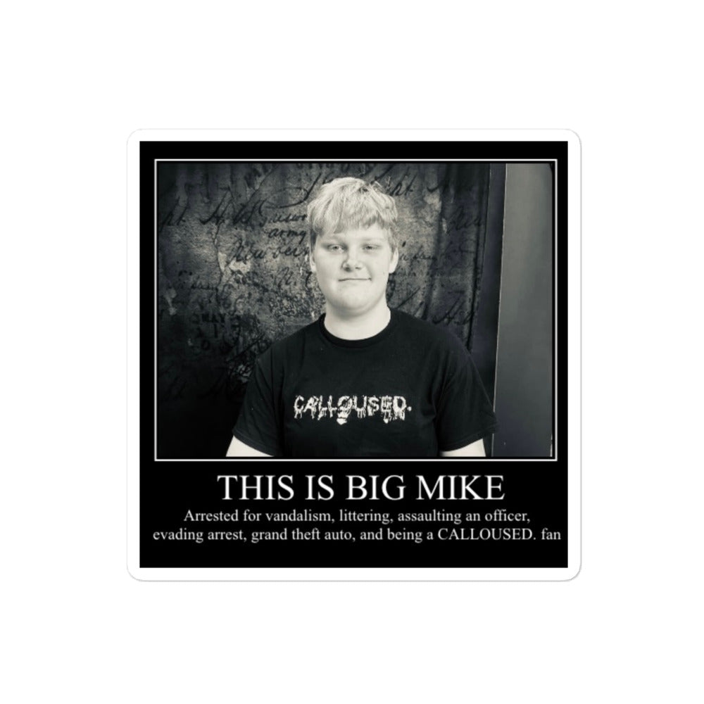 BIG MIKE Sticker